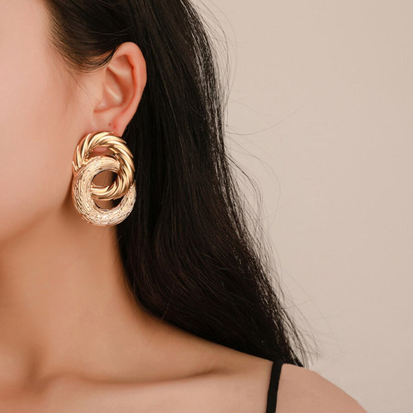 Circle Twist Earrings
