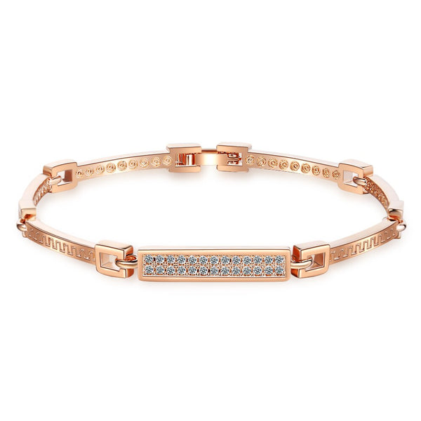 Crystal Splice Tennis Bracelet