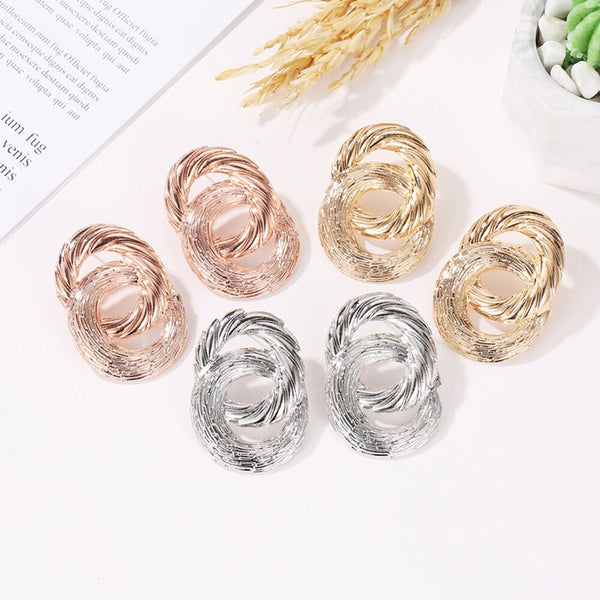 Circle Twist Earrings
