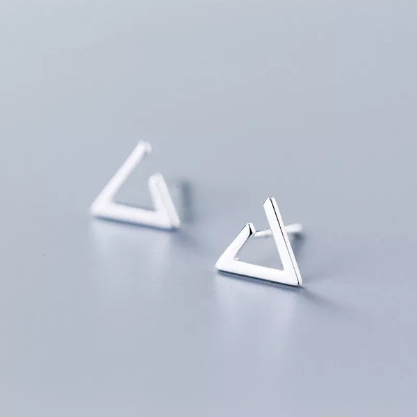 Open Triangle Earrings