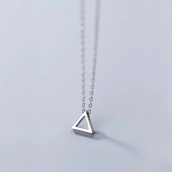 Dainty Triangle Necklace