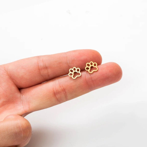 Tiny Paw Earrings