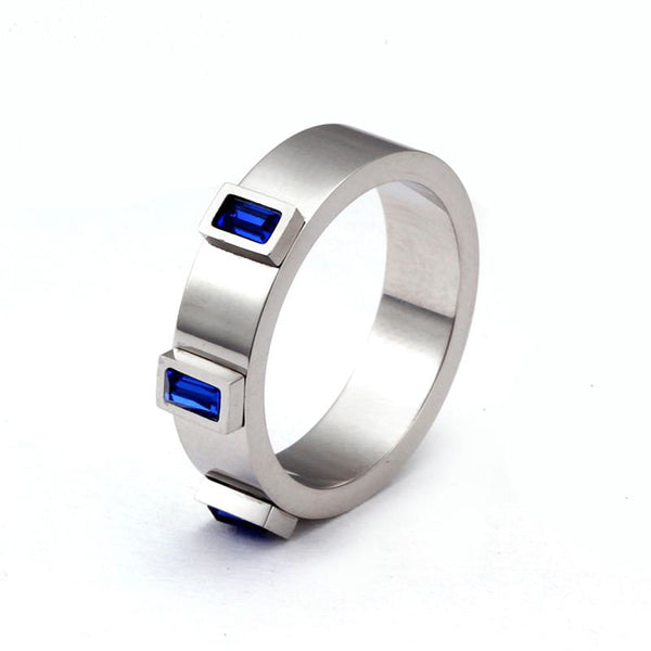 Crystal Rectangle Ring