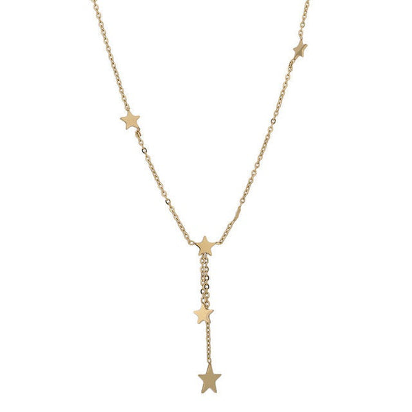 Star Tassel Lariat Necklace