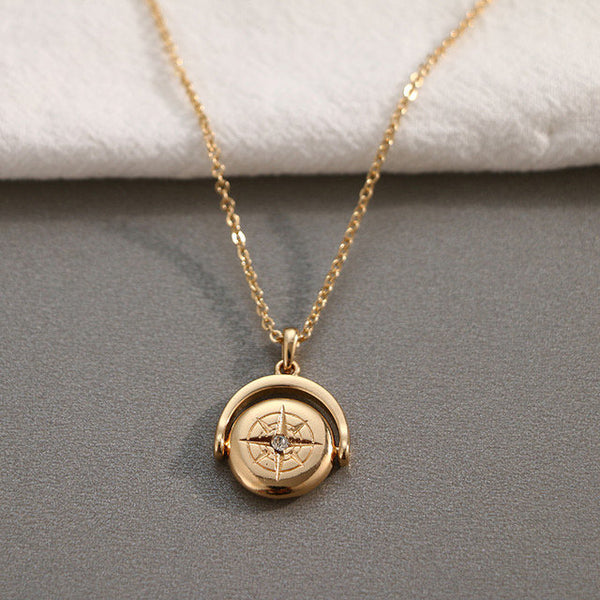 Celestial Overturn Pendant Necklace