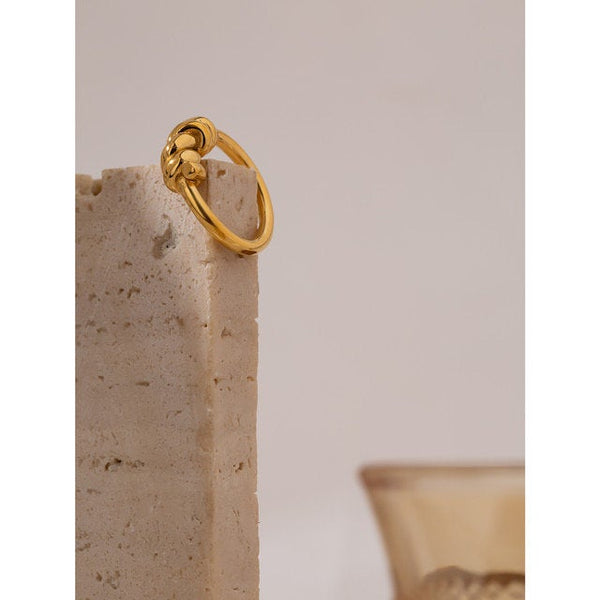 Twisted Wire Knot Ring
