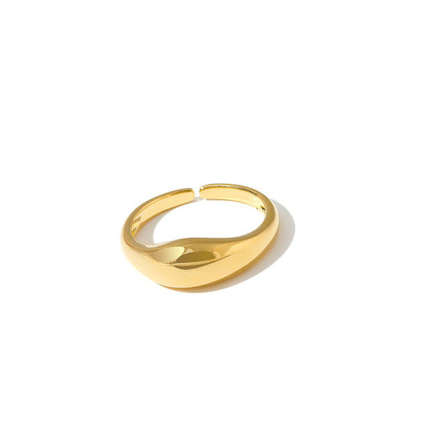Thin Crescent Ring