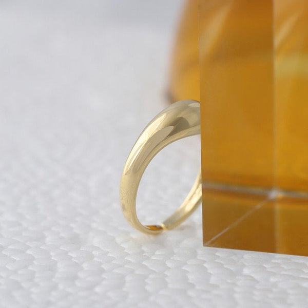 Thin Crescent Ring