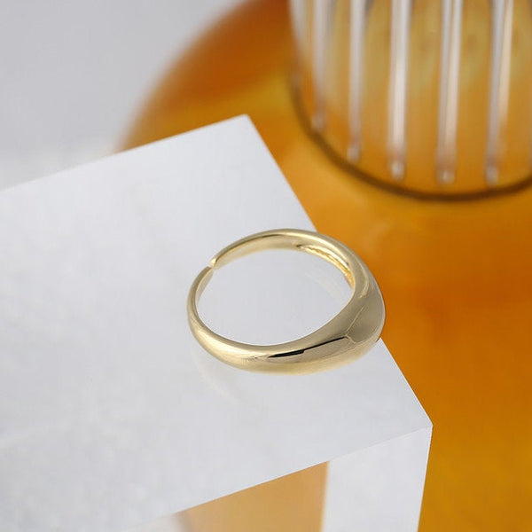 Thin Crescent Ring