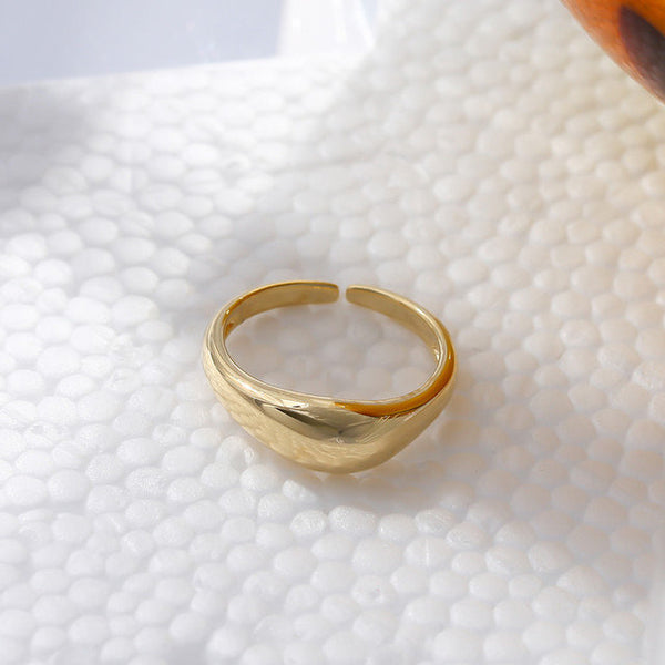 Thin Crescent Ring