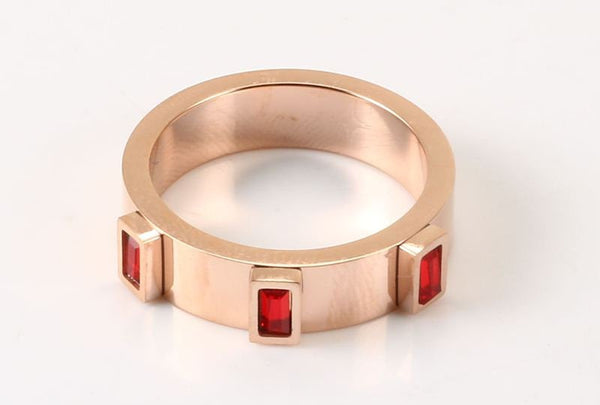 Crystal Rectangle Ring