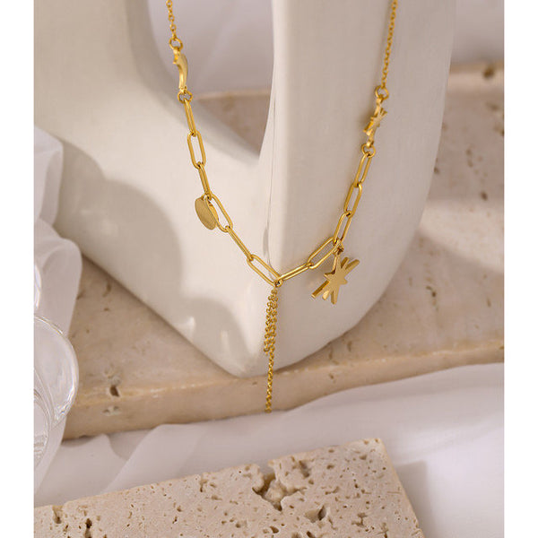 Celestial Charms Tassel Necklace