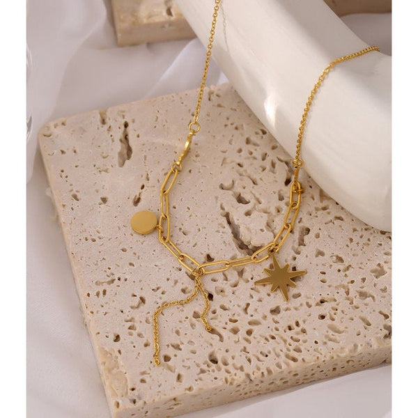 Celestial Charms Tassel Necklace