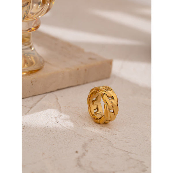 Curb Link Chain Ring