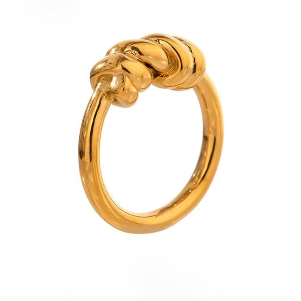 Twisted Wire Knot Ring