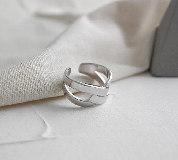 Chunky X Cross Ring