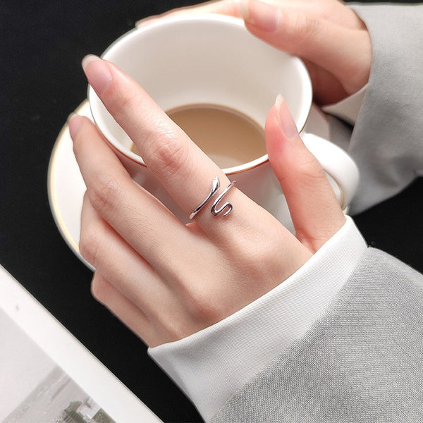 Silver Snake Ring
