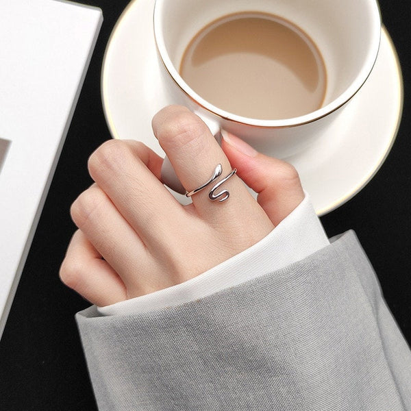 Silver Snake Ring