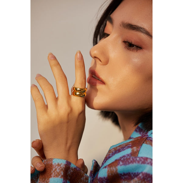 Stacked Tube Ring